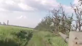 Ukrainians Open Up On Russians Across Battlefield with Autocannon Before Leaving