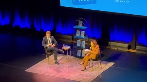Kamala’s book tour event in NYC got interrupted by a pro-Palestine protester