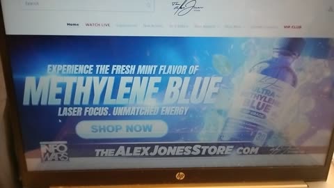 The Alex Jones Show Bart Fine Methalene Blue commercial