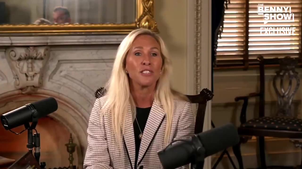 MTG on the fake news republic blocked Epstein List