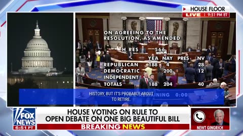SPEAKER OF THE TRUTH: Gingrich Explains Why Voting Against BBB Is ‘A Vote To Retire’