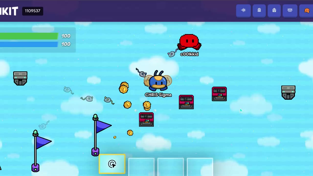 Playing Don't Look Down 2 (My Creation)