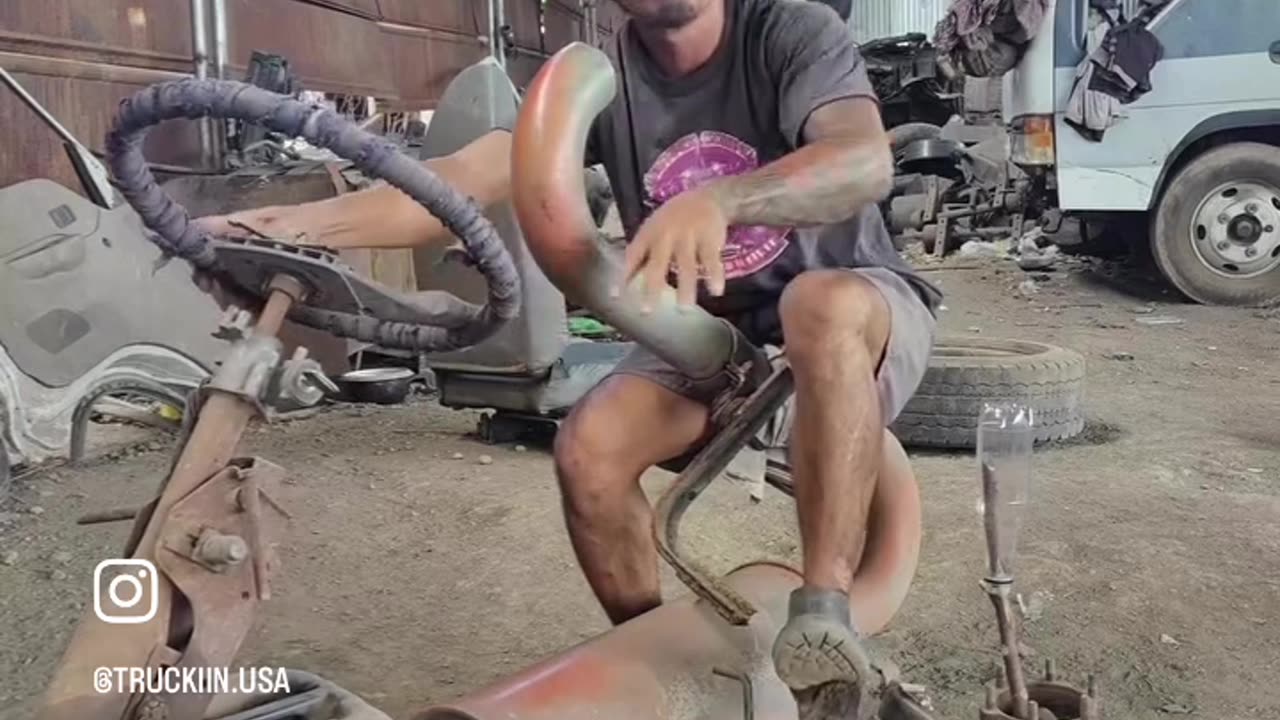 When you want to drive a semi but can’t pass the test!