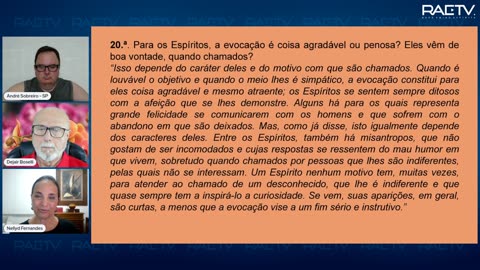 #250 O Livro dos Médiuns- Das Evocações - 8ª parte com André Sobreiro, Nellyd Fernandes e Dejair Boselli