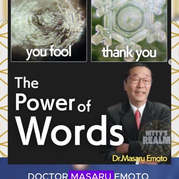 Your Words Reshape Your Body? 💧✨