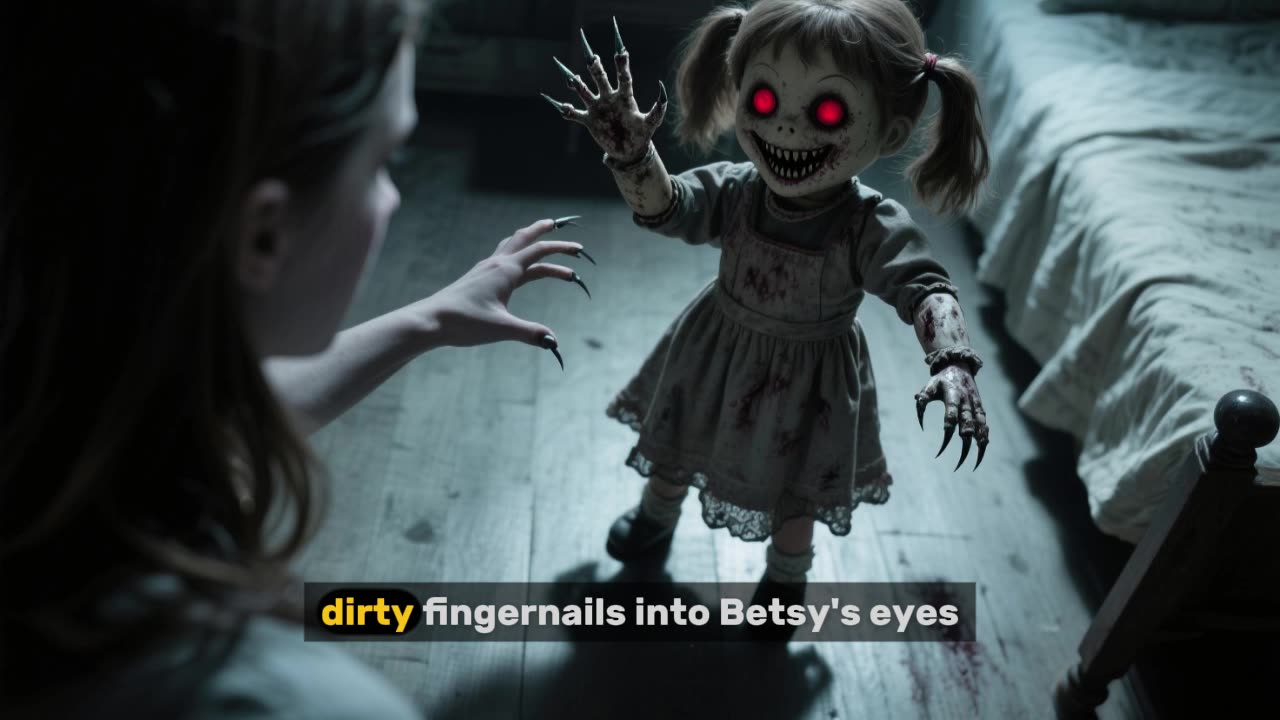 “The Eyeless Doll That Watches You”