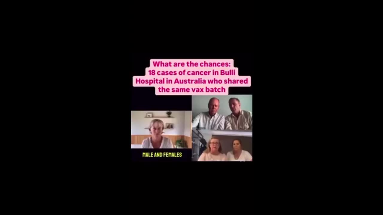 18 Cases of Cancer in Bulli Hospital in Australia who shared the same Vaccine Batch