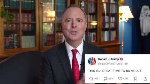 Adam Schiff demands Congressional oversight over tariff pause