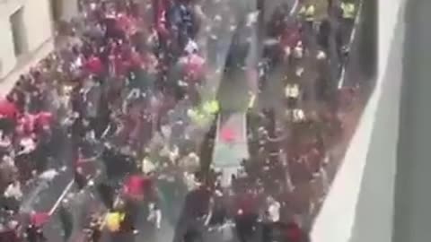 BREAKING: Several injured as car rams into fans at Liverpool's Premier League victory parade:
