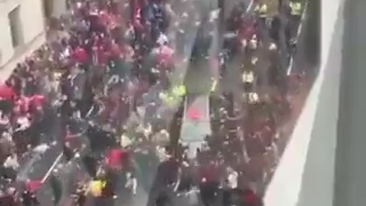 BREAKING: Several injured as car rams into fans at Liverpool's Premier League victory parade: