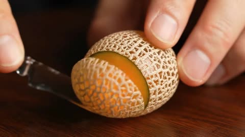 Mini Glass fruit cutting Satisfying video