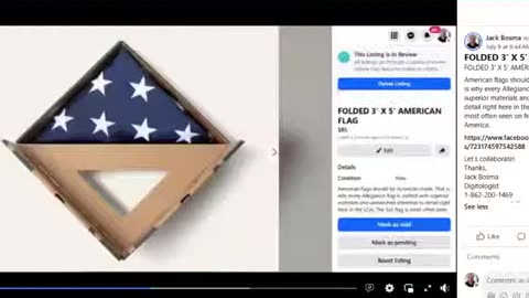 FREE 3' x 5' FOLDED AMERICAN FLAG GIVEAWAY
