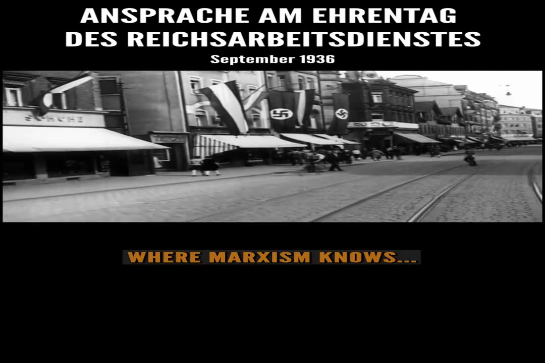 Speech to the German Workers, September 1936.