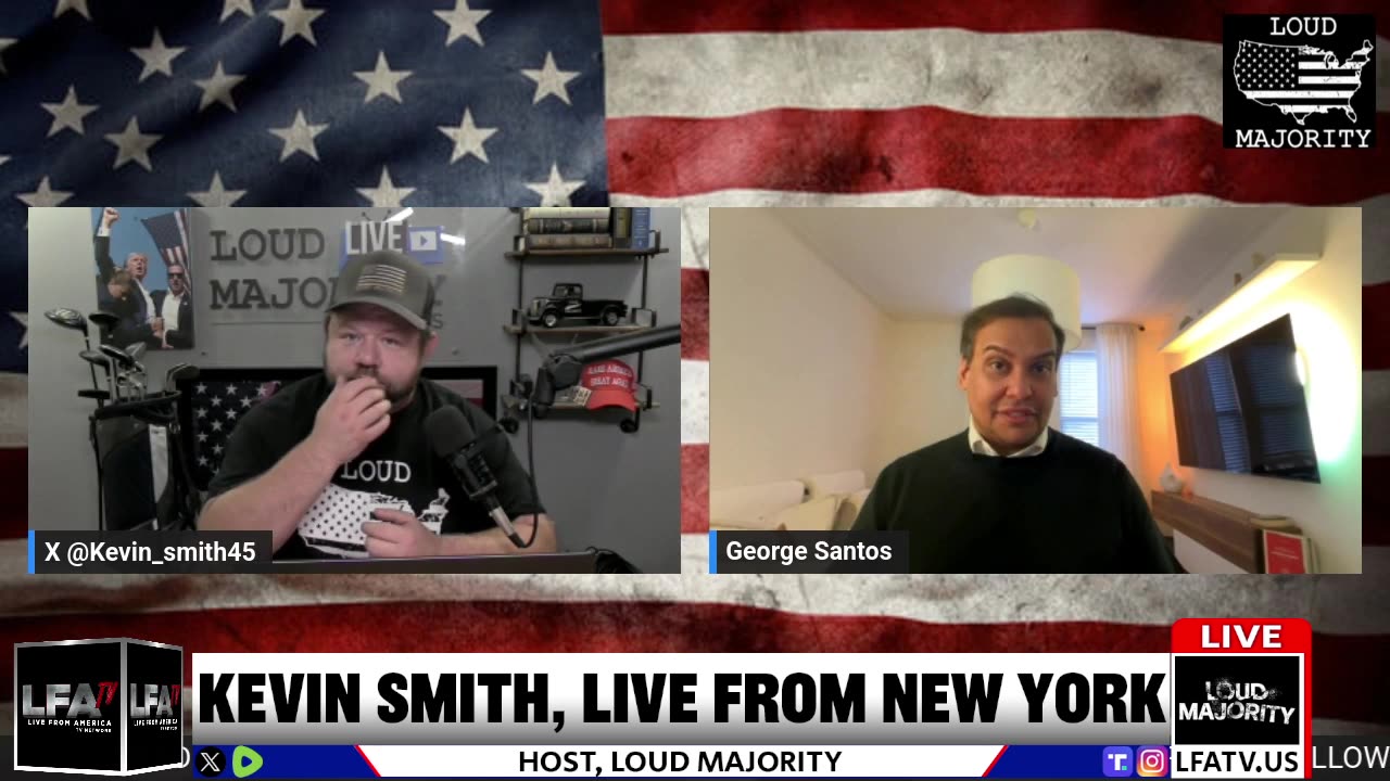 LIVE WITH GEORGE SANTOS - LOUD MAJORITY LIVE