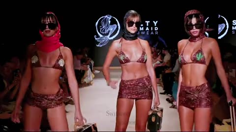 Salty Mermaid Swimwear 4K Video Miami Swim Week 2025 | Paraiso