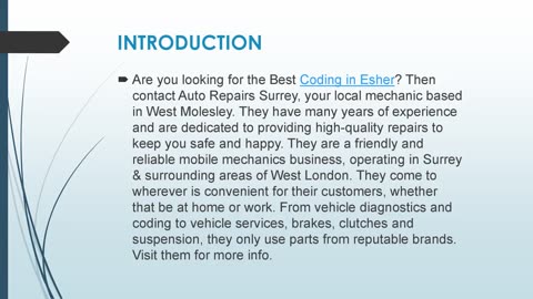 Best Coding in Esher