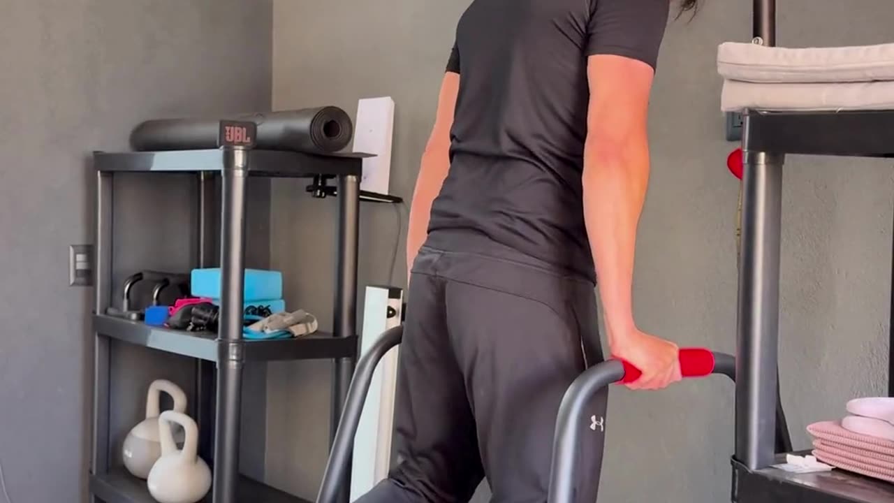 Pull Up Dip Station Assistive Trainer Multi Function Home Gym Strength Training Fitness