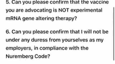 Important: Do Not Refuse the Jab Ask the Right Questions ..