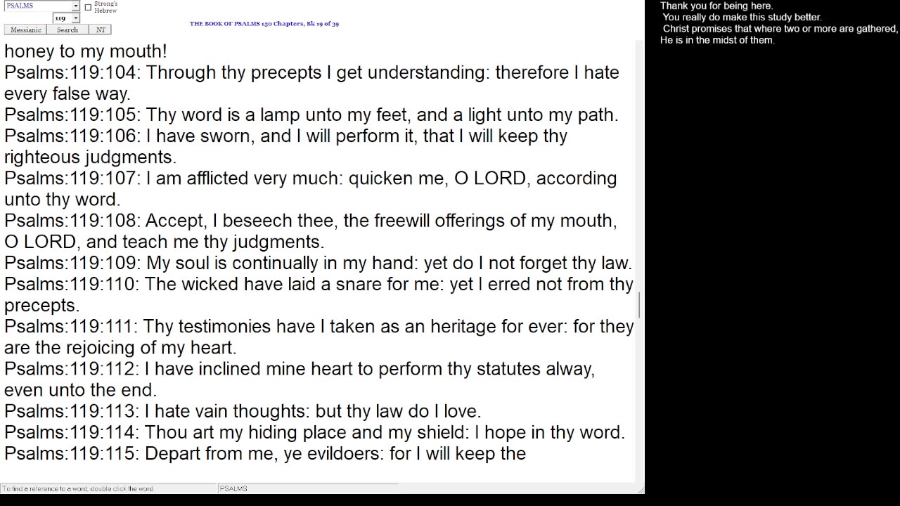 Psalm 119:113-12