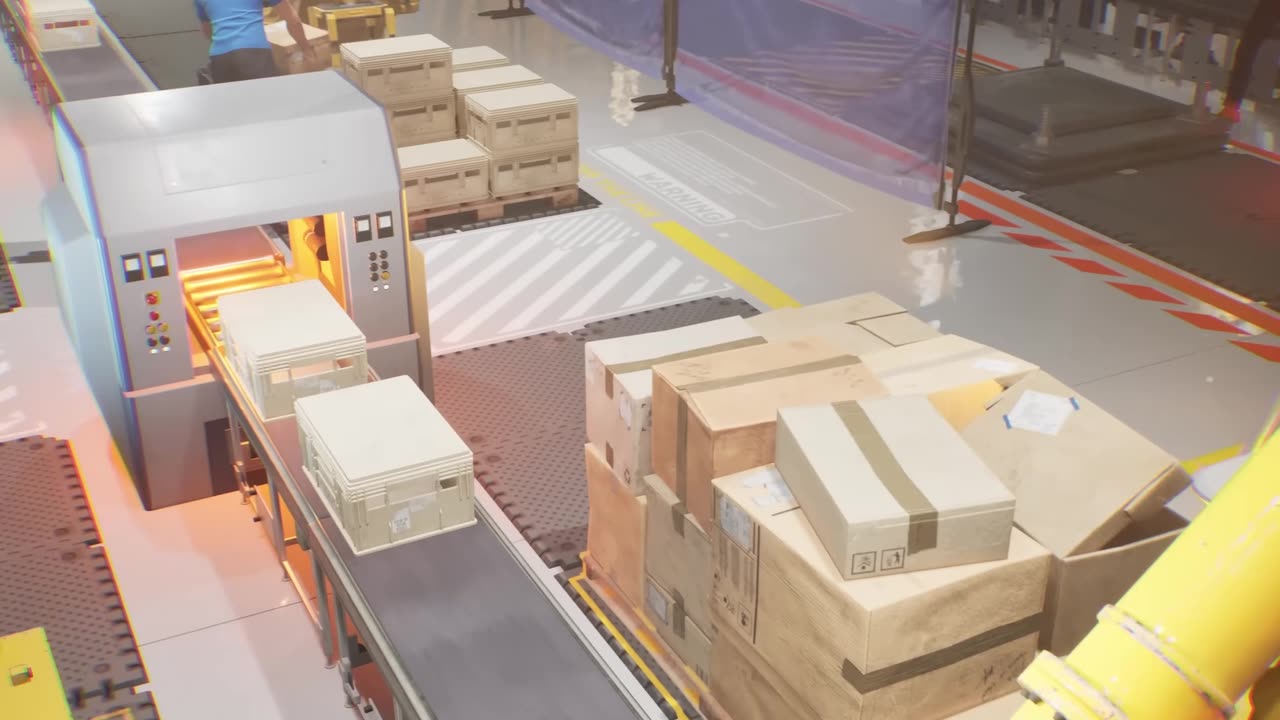 Crushed by factory robot!