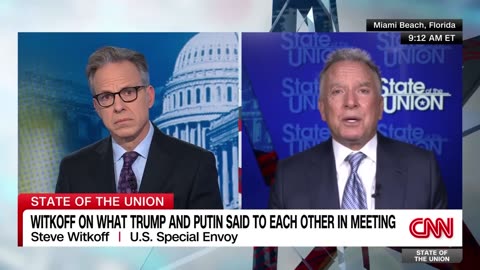 Witkoff on what Trump and Putin said to each other in meeting