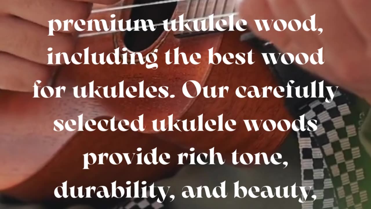 Premium Ukulele Woods – Craft with Excellence