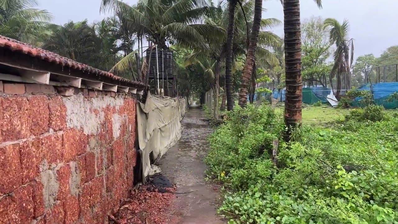 American Tourist Exploring Goa for The First Time in Monsoon