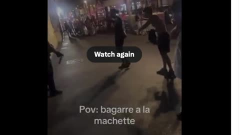 France's Music festival turned in to black racial violence