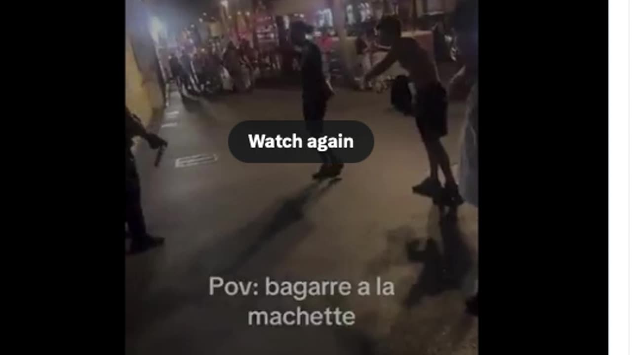 France's Music festival turned in to black racial violence