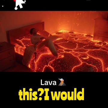 Bed Is Made With Lava... #fyp #shorts #viral #ai