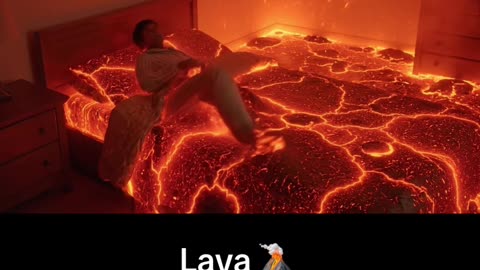 Bed Is Made With Lava... #fyp #shorts #viral #ai