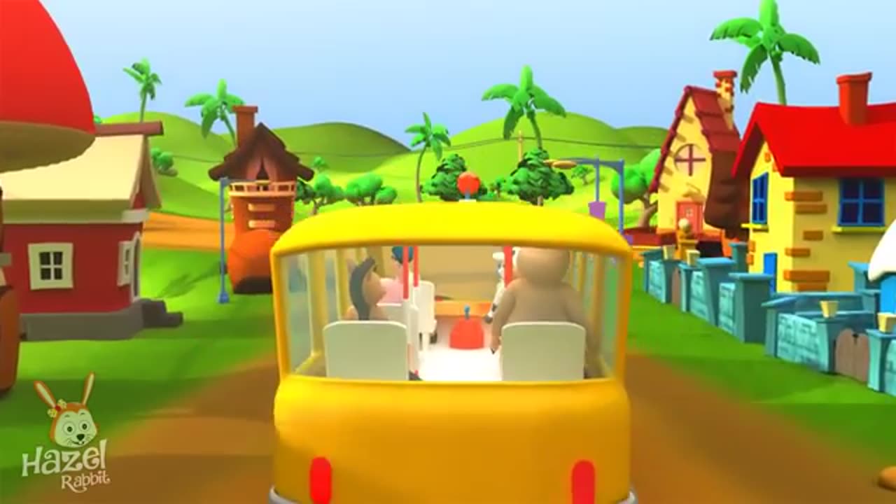 Wheels On The Bus - Nursery Rhymes & Kids Songs | Minibus