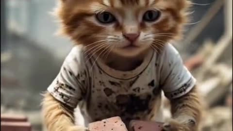 Cat's sad story 😭#shorts #viral #aicat