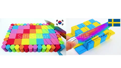 Symmetry of Nations 🇰🇷🇸🇪 — Pure 4K Visual ASMR • Dual Serenity • 芸術の調和