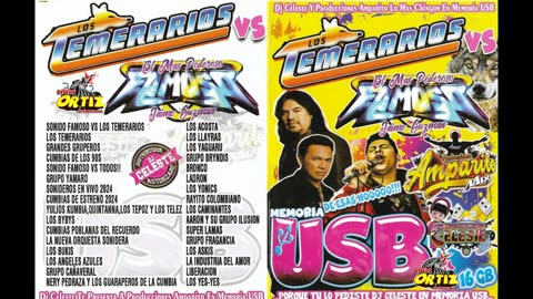 USB LOS TEMERARIOS VS SONIDO FAMOSO!! AMPARITO DJ---Discos Ortiz 2024