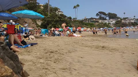The Captains View. Crescent Bay Beach, Laguna Beach, California.