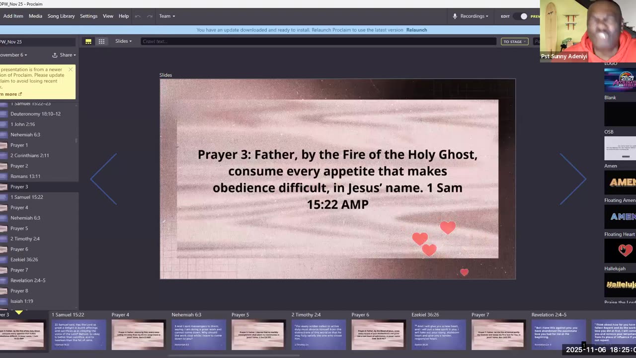 Seven Days Of Prayer Warfare || Day 4 November 6, 2026 || DEALING WITH DISTRACTIONS AND DISOBEDIENCE