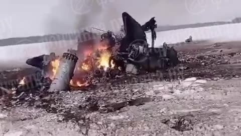 Russian Mi28 Helicopter Crashes in Russia