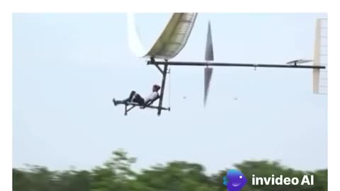 Human powered bicycle aircraft built by Japanese students