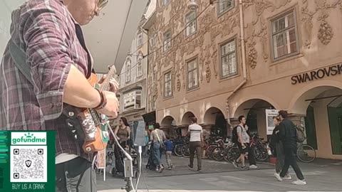 Jazz Nano Street Edition: Busking in Bath, England: 2025 Tour in UK