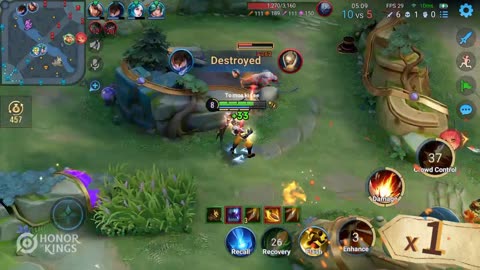 Hou Yi Quadra Kill Without Moving! Stand and Shoot to Victory!