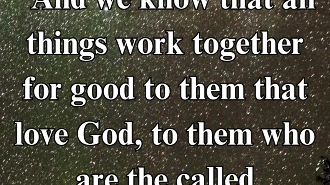 Romans 8:28