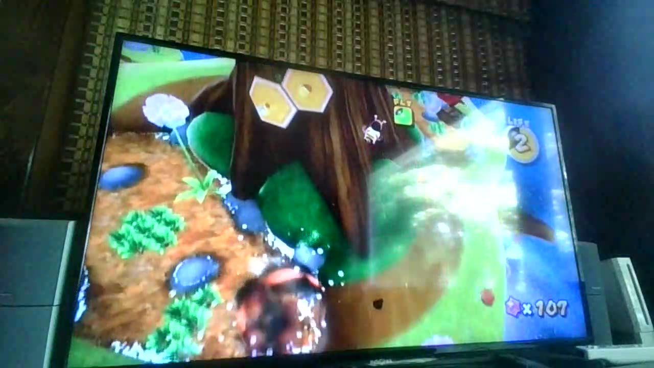 mario's regular tuesday: fighting a larger than life grasshopper