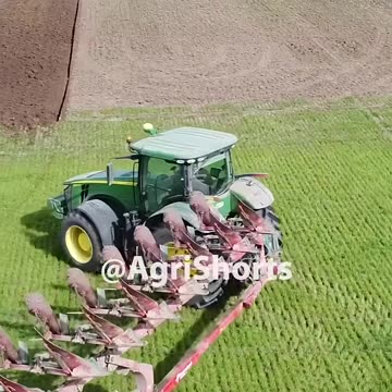 Plowing with John Deere
