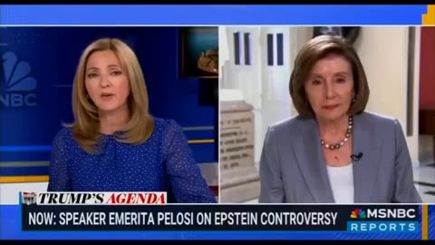 Trumps 'new ally' over the Epstein files 'hoax' is Nancy Pelosi, the wife of gay cuck Paul Pelosi.😁