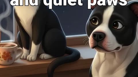 Candlelight, cocoa, and quiet paws #anxietyrelief #cat #cute #lofimusic #chilllofi #lofibeats