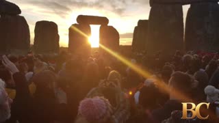 Sunrise at Stonehenge draws druids and pagans to celebrate summer solstice