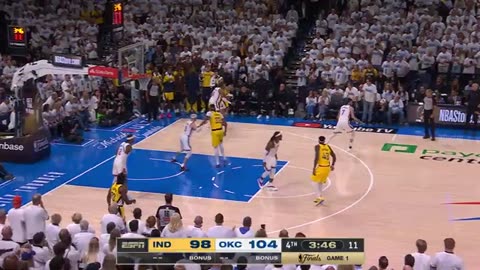 NBA FINALS GAME 1 ENDING Thunder vs Pacers