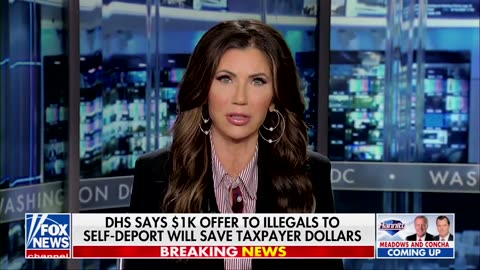 Sec Kristi Noem: DHS offers illegal aliens financial travel assistance