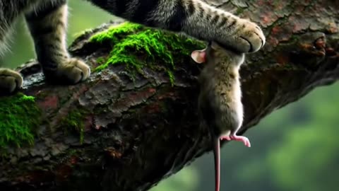 Shocking! This Cat Tried to Feed a Mouse to a Crocodile